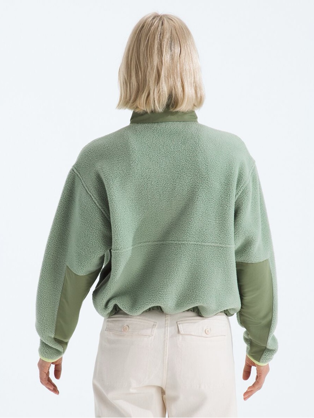NWT The North Face Slate Moss/Bark Mist Yumiori Off Peak 1/2 Zip Women's Size S - Picture 3 of 13